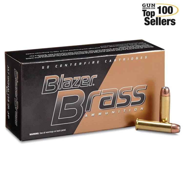 BLASER Brass 357 Magnum 158Gr JHP 50 Rds Box Ammo-img-0