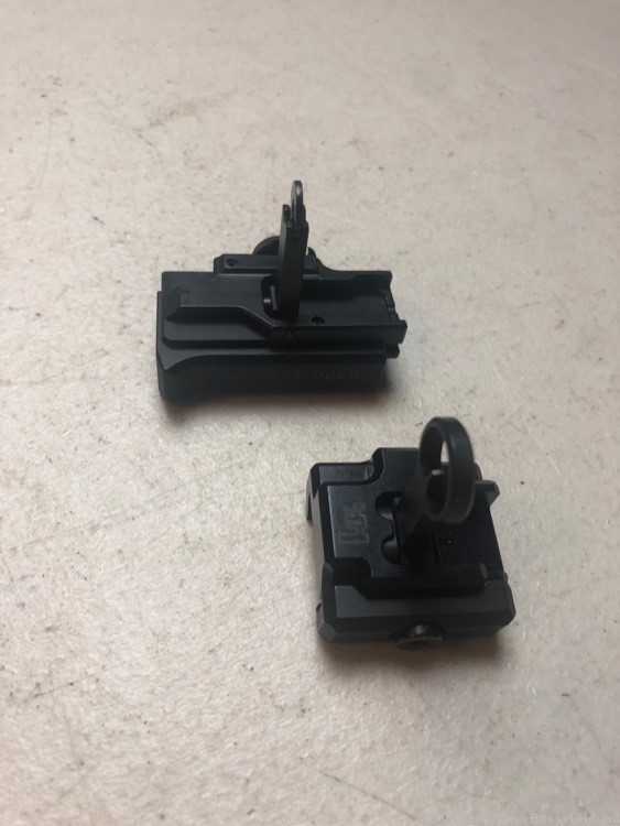 HK416 MR223 Factory Iron Sights - Front & Rear-img-4