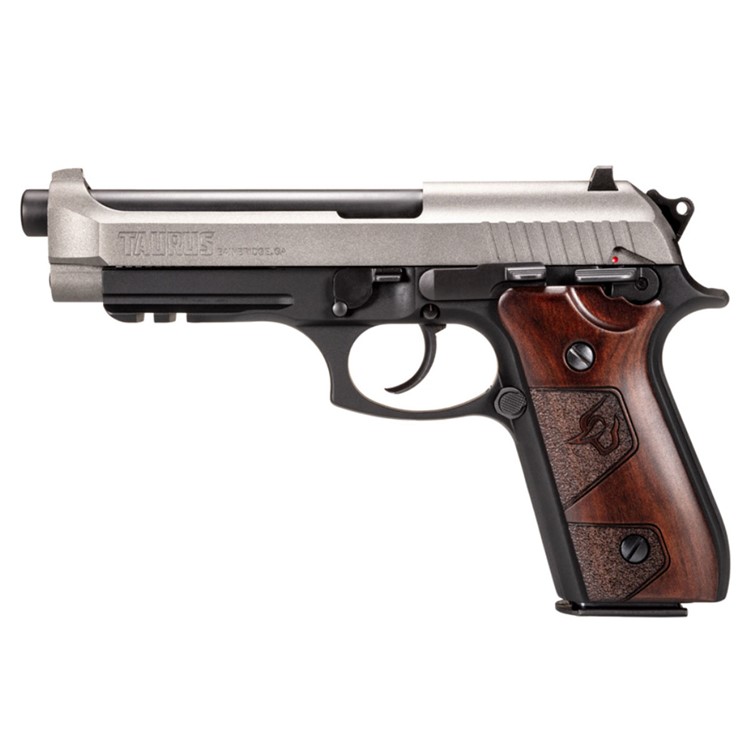 TAURUS PT92 9mm 5in 2x 17rd Mags Black/Tungsten Pistol 1-92015C1-HW2-img-1