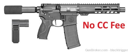 Smith & Wesson 13963 M&P15 223Rem/5.56NATO 7.5" 30+1 Matte Black Right Hand-img-0