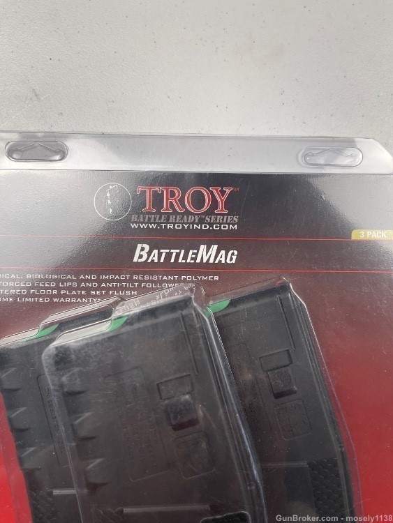 AR15 Troy Industries battle pack (x3) 30rd magazine *NIB*-img-1
