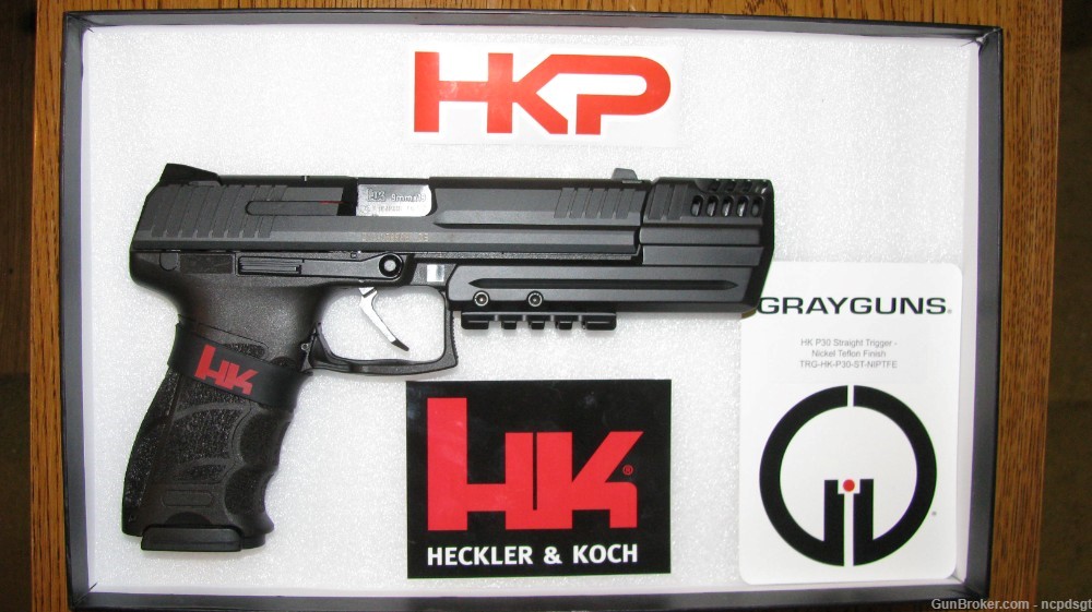 HK Heckler & Koch P30L V1 9MM  Custom GRAYGUNS Trigger and Short Reset Kit-img-0