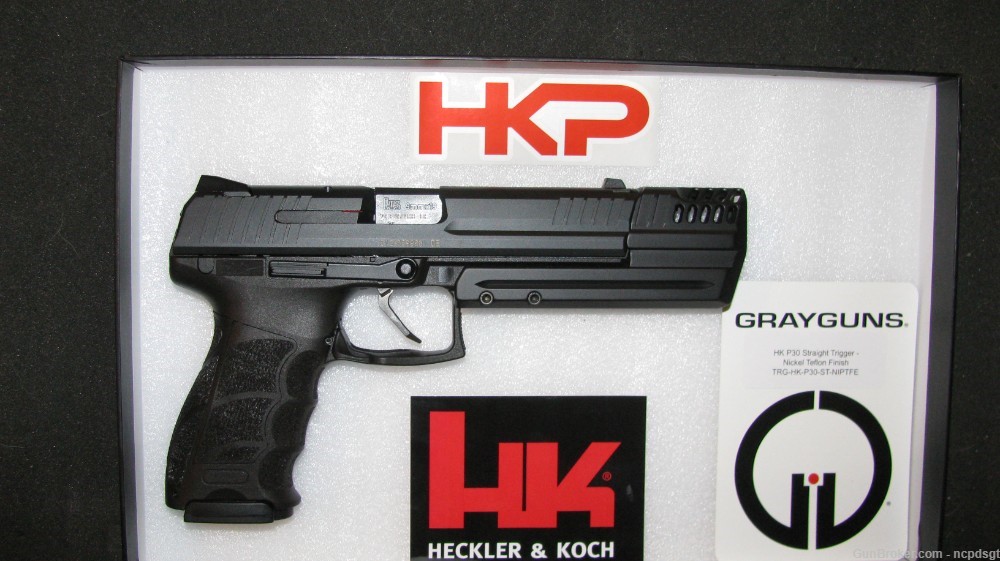 HK Heckler & Koch P30L V1 9MM  Custom GRAYGUNS Trigger and Short Reset Kit-img-1