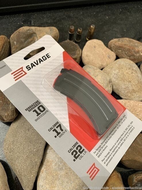 Savage Mark II Series Magazine 22-LR/17 Hornady Mach 22 Long .22lr .22 Lr-img-1