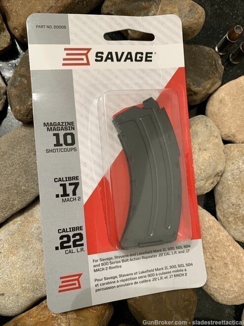 Savage Mark II Series Magazine 22-LR/17 Hornady Mach 22 Long .22lr .22 Lr-img-0