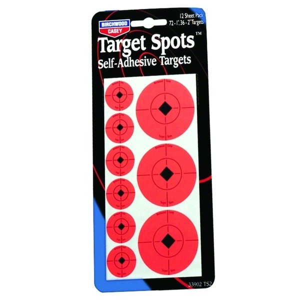 BIRCHWOOD CASEY Target Spots 2in 90 Orange Targets (33902)-img-1