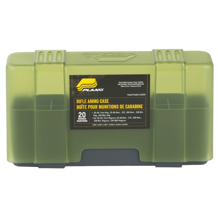 Plano Ammunition Box, Holds 20 Rds Of 20 .30-06/7mm Mag/.338/.340 123020-img-1