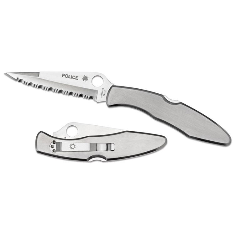 SPYDERCO 4.125in Police Folding Knife (C07S)-img-1
