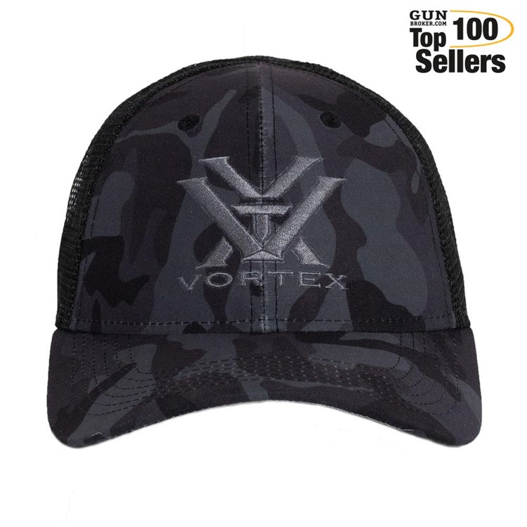 VORTEX Logo Black Camo Hat (121-53-BCA)-img-0