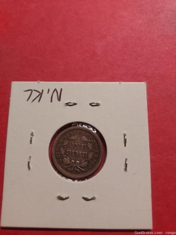 1853 SEATED DIME a great gift (B4)-img-1