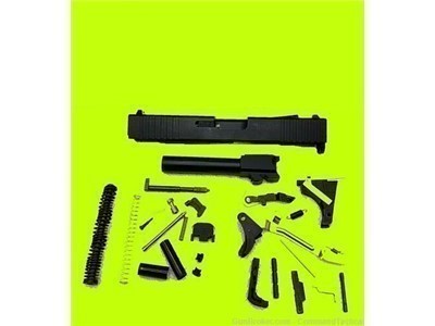 GL0CK 19 PATMOS Arms Judah Slide - G19/PF940C - Black Barrel - Parts Kits