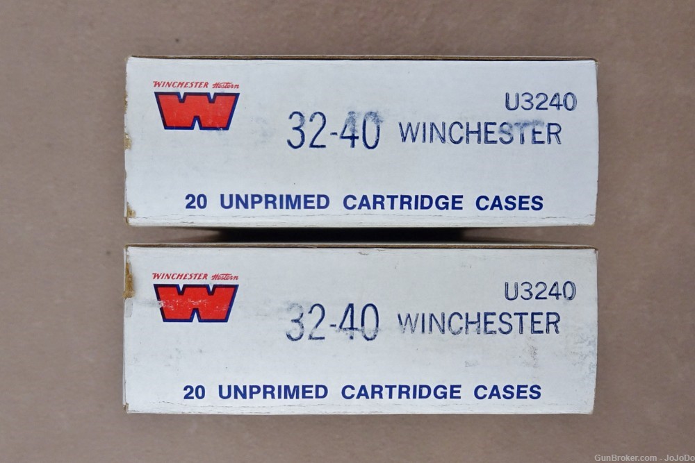 W-W .32-40 Winchester / Ballard Cartridge Cases / Brass (Qty: 40)-img-4