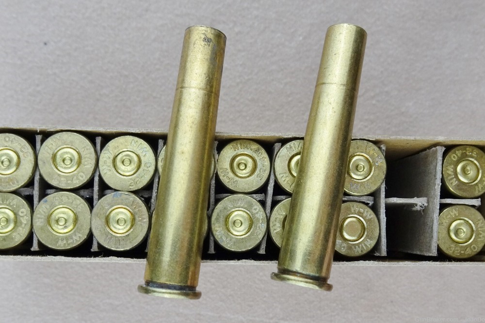 W-W .32-40 Winchester / Ballard Cartridge Cases / Brass (Qty: 40)-img-3