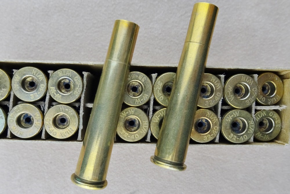W-W .32-40 Winchester / Ballard Cartridge Cases / Brass (Qty: 40)-img-2