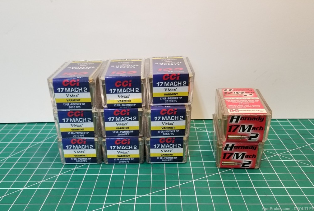 CCI & HORNADY 17 MACH 2 TOTAL OF 540 RDS-img-0