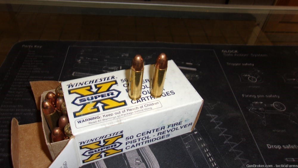 Winchester Super X 9x29mm Winchester Magnum Ammo 50RD * Wildey 9mm Win Mag*-img-2