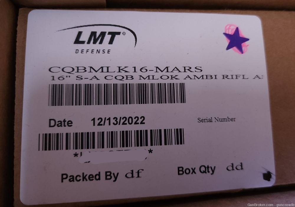 LMT CQBMLK16-MARS L CQB Monolithic M-Lok 5.56NATO 16" Layaway-img-15