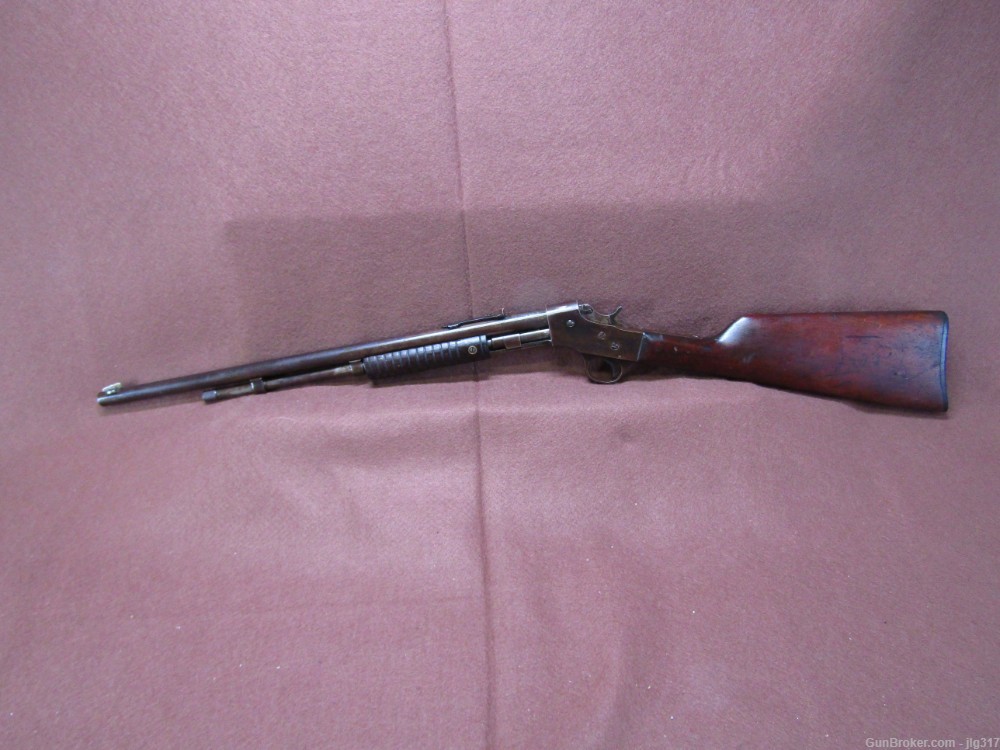 J Stevens Arms & Tool Co Visible Loading Repeater 22 S/L/LR Pump Rifle-img-8