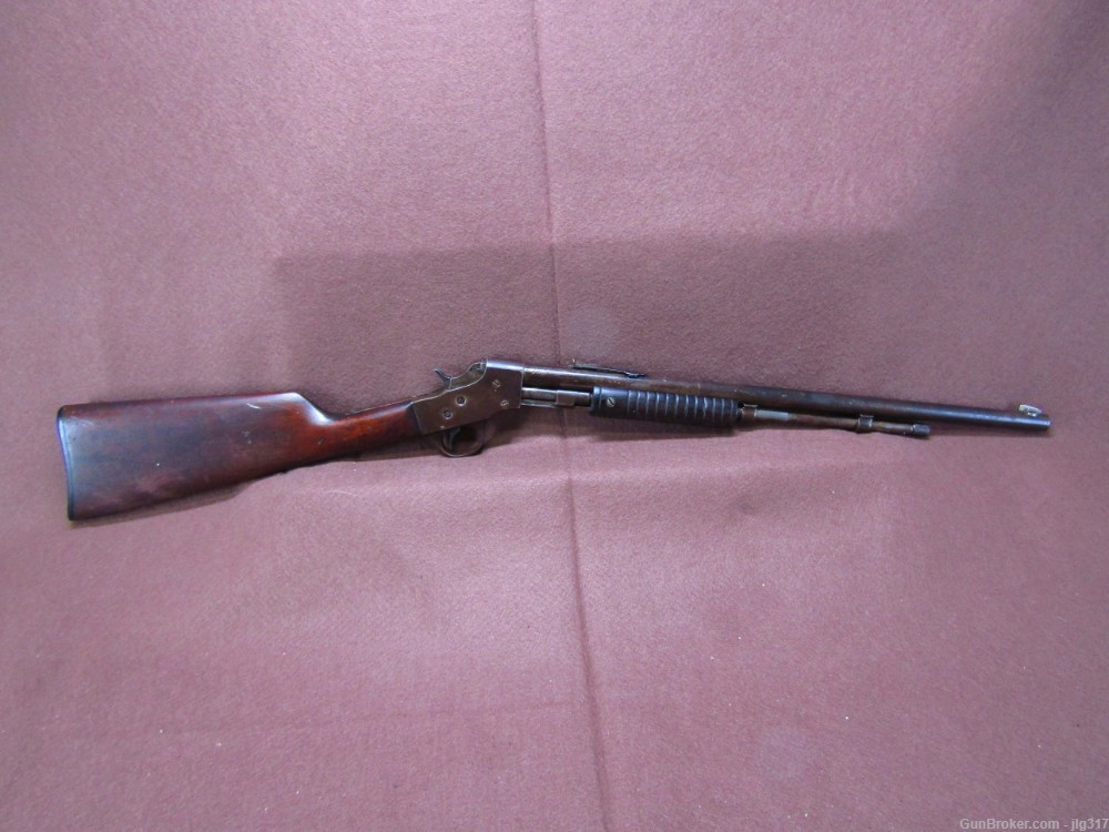J Stevens Arms & Tool Co Visible Loading Repeater 22 S/L/LR Pump Rifle-img-0