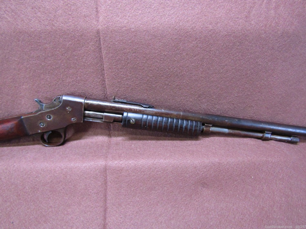 J Stevens Arms & Tool Co Visible Loading Repeater 22 S/L/LR Pump Rifle-img-2