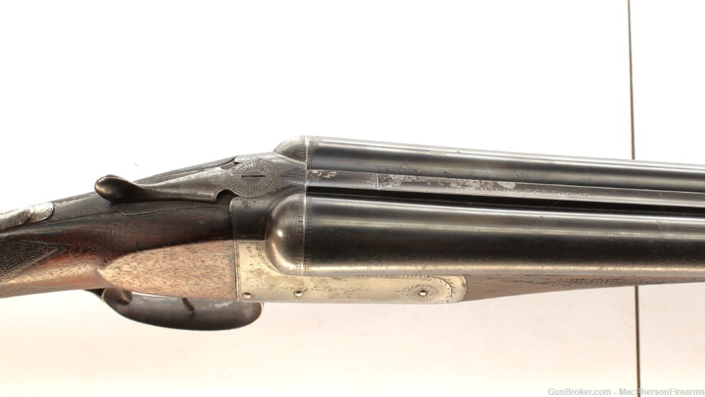 British Boxlock Double Shotgun by Army & Navy Company .12GA-img-5