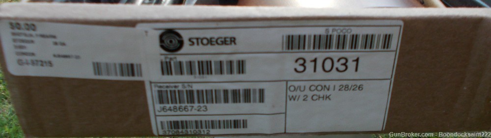 Stoeger Condor Field 26", 28 gauge, M/IC, like new-img-12