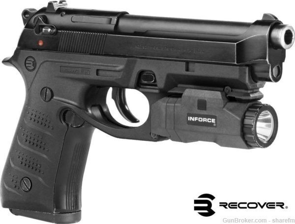 Recover Tactical Beretta Grip & Rail System For The Beretta 92 M9 - Grey-img-0