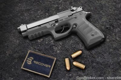 Recover Tactical Beretta Grip & Rail System For The Beretta 92 M9 - Grey-img-2