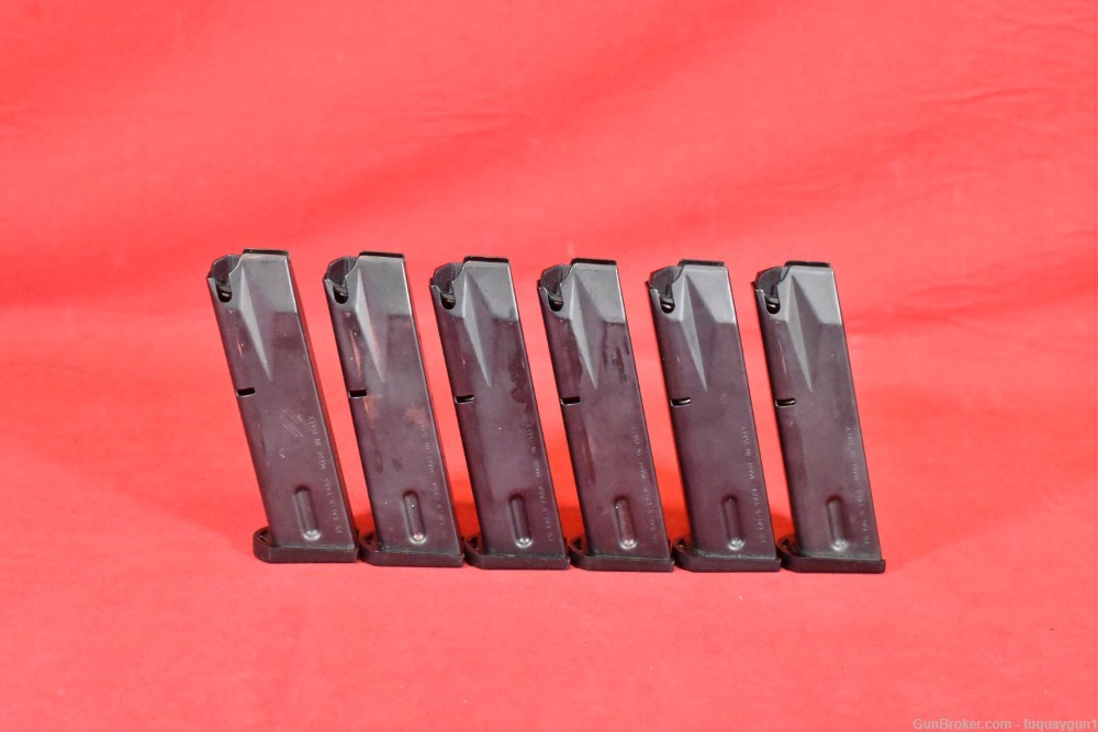 Beretta 92 9mm Magazines 15-Round *Lot of 6*-img-1