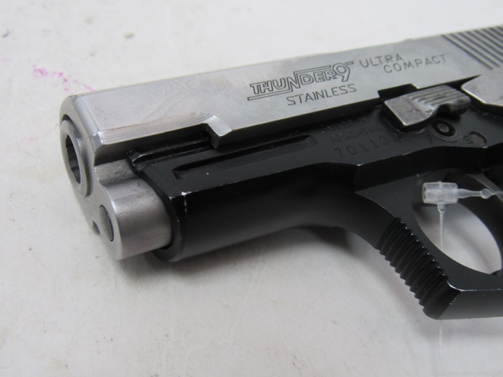 Bersa Thunder 9 Ultra Compact Stainless 9mm $.01 Start No Reserve-img-8