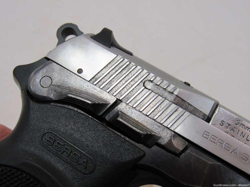 Bersa Thunder 9 Ultra Compact Stainless 9mm $.01 Start No Reserve-img-20