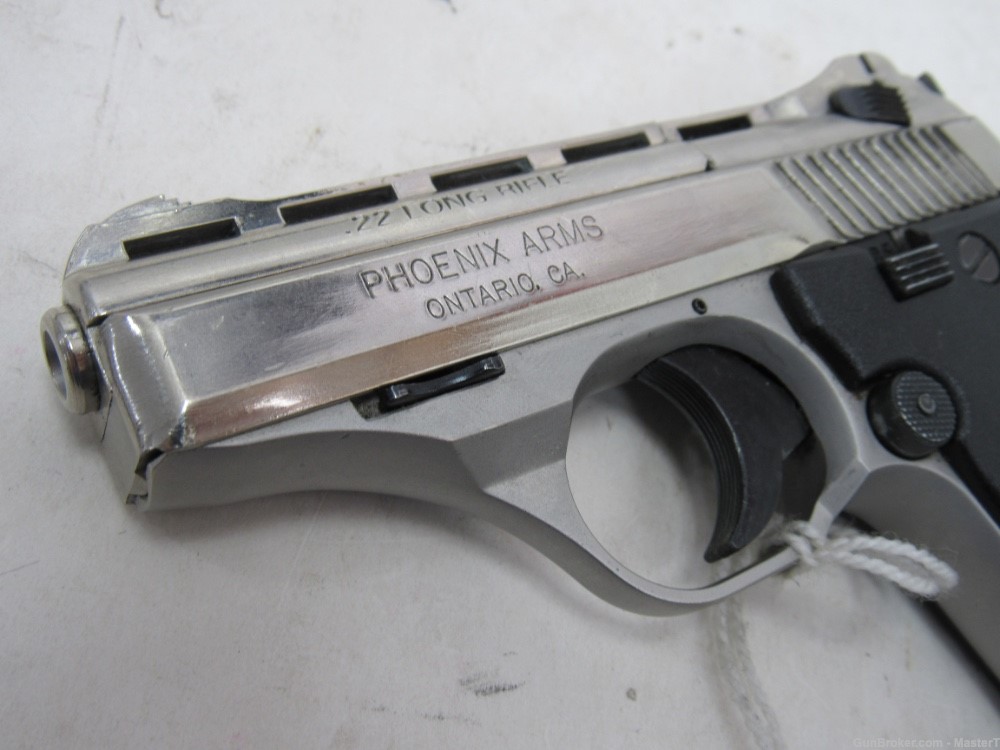 Nickel Phoenix Arms HP22A w/Polished Slide 3"Brl 22LR No Reserve-img-4
