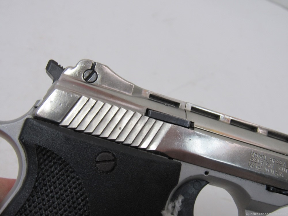 Nickel Phoenix Arms HP22A w/Polished Slide 3"Brl 22LR No Reserve-img-17
