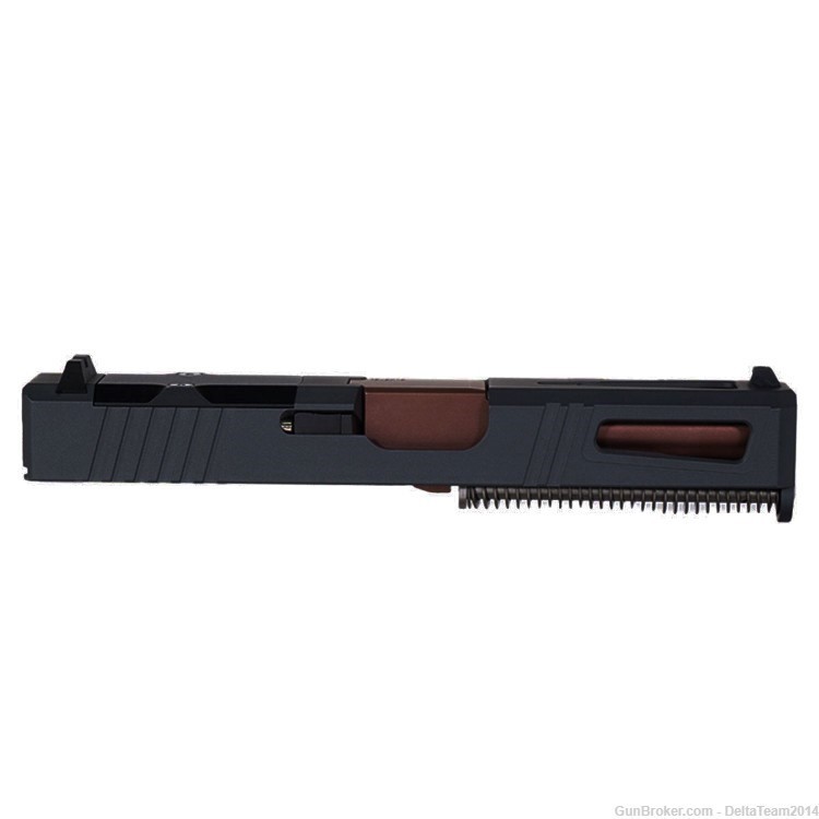 Glock 19 Gen 1-3 Compatible - 9mm Complete Pistol Slide - Assembled-img-1