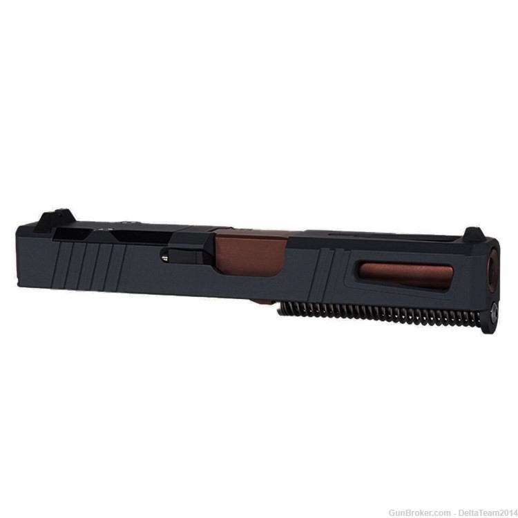 Glock 19 Gen 1-3 Compatible - 9mm Complete Pistol Slide - Assembled-img-0
