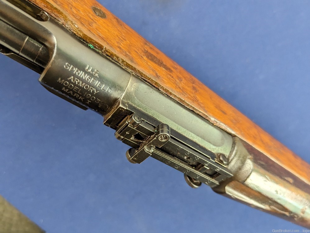 Superb WWII Springfield 1903 Mk I .30-06 Rifle-img-13