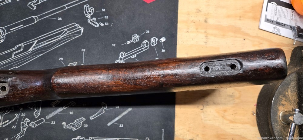 P14 rifle wooden stock, rear and front handguard M1917 1917 Eddystone-img-8