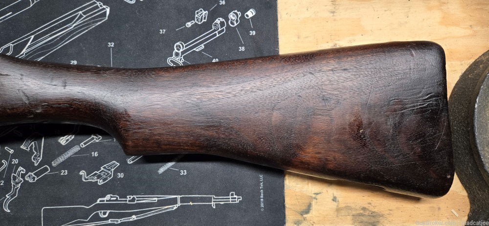 P14 rifle wooden stock, rear and front handguard M1917 1917 Eddystone-img-4
