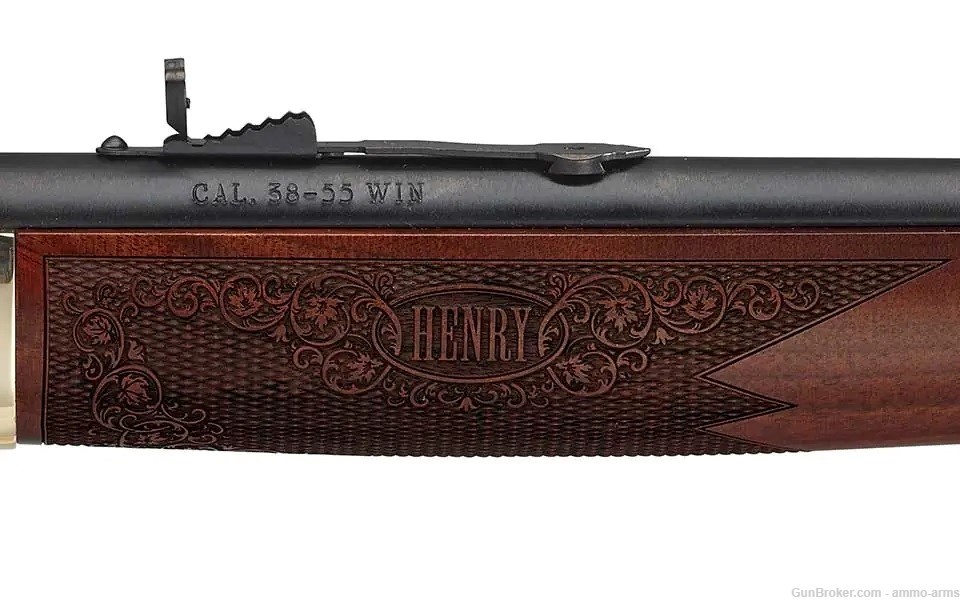 Henry Side Gate Lever Action Brass  .35 Remington 20" Walnut H024-35-img-4