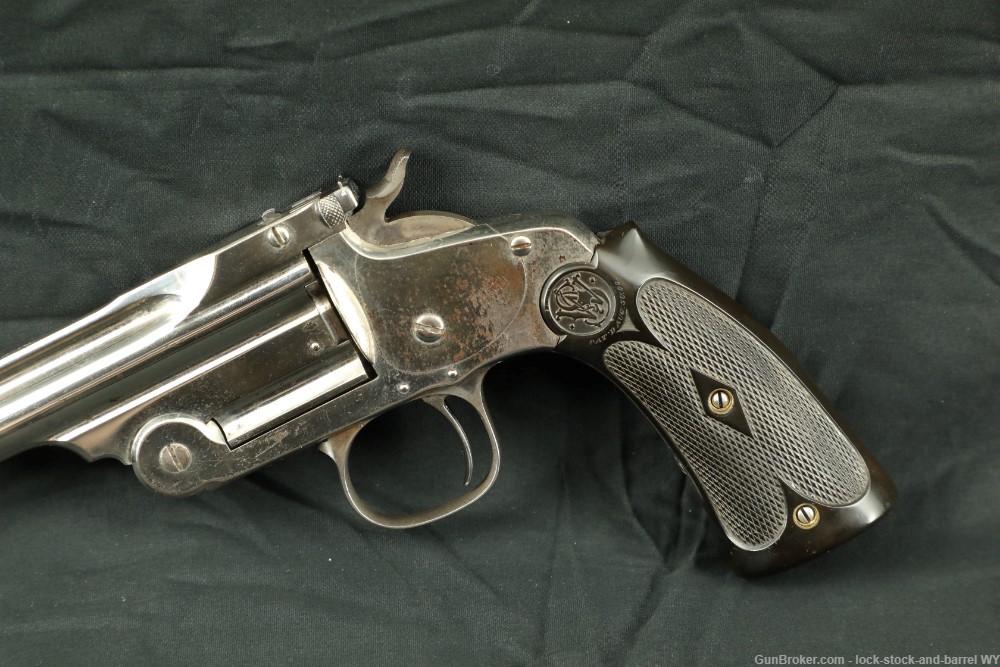 Rare Nickel Smith and Wesson Model of 91 with 6 inch .32cal barrel-img-6