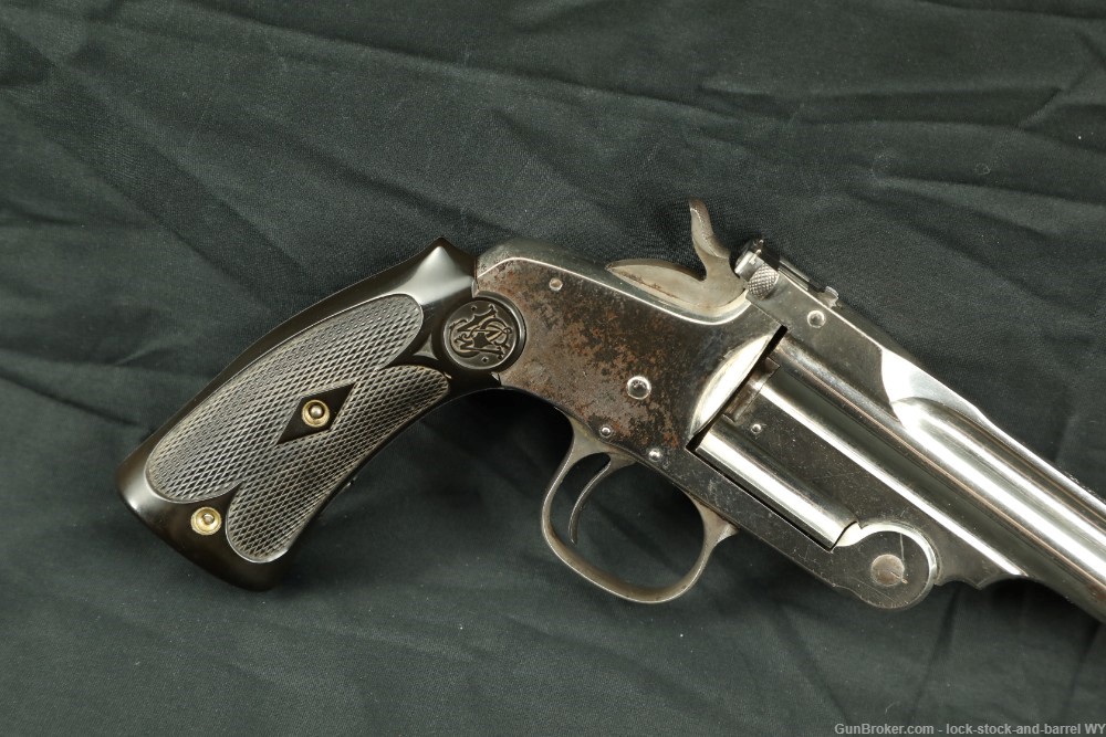 Rare Nickel Smith and Wesson Model of 91 with 6 inch .32cal barrel-img-2