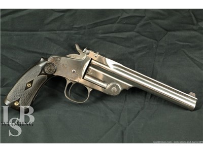 Rare Nickel Smith and Wesson Model of 91 with 6 inch .32cal barrel