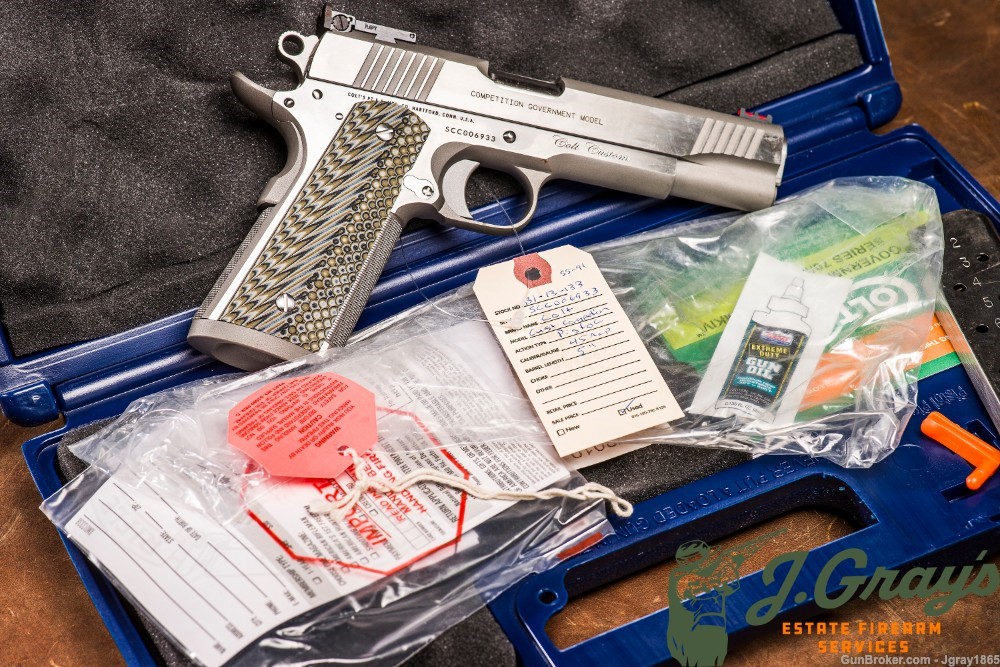 Colt Custom Competition .45 acp 5 in Stainless Series 70-img-0