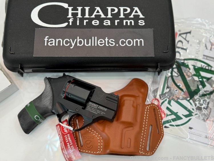 NEW, CHIAPPA RHINO 200DS 357MAG 2" BLK W/HOLSTER, PENNY START-img-2