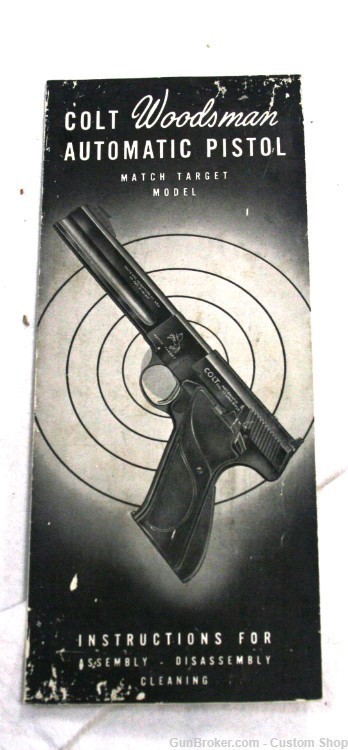 Colt Woodsman - Match Target - Excellent Condition - W/Box and target-img-20