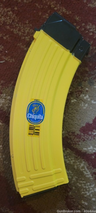 CA legal Chiquita Banana Clip 10 round AK47 Magazine steel 7.62x39-img-1