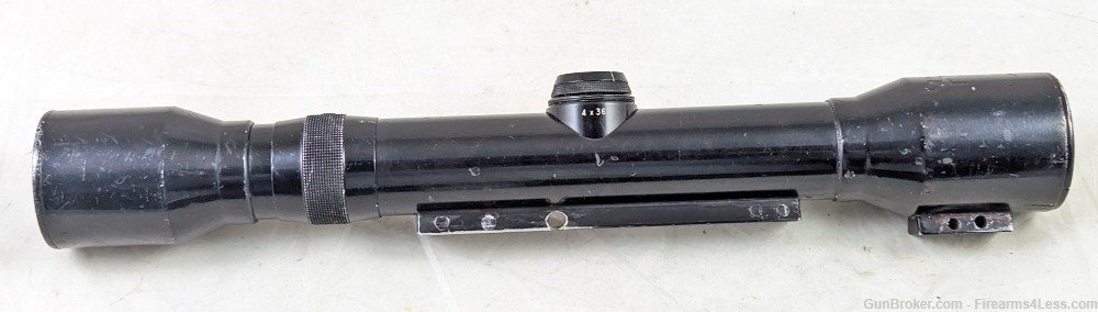 German Rifle Scope 4x36 for Double Claw Mount Drilling Vintage-img-1