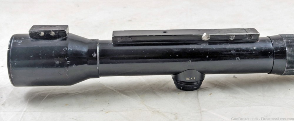 German Rifle Scope 4x36 for Double Claw Mount Drilling Vintage-img-4