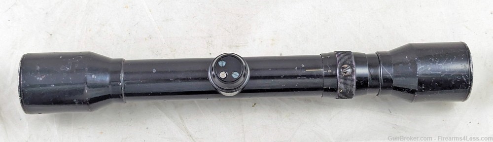 German Rifle Scope 4x36 for Double Claw Mount Drilling Vintage-img-6