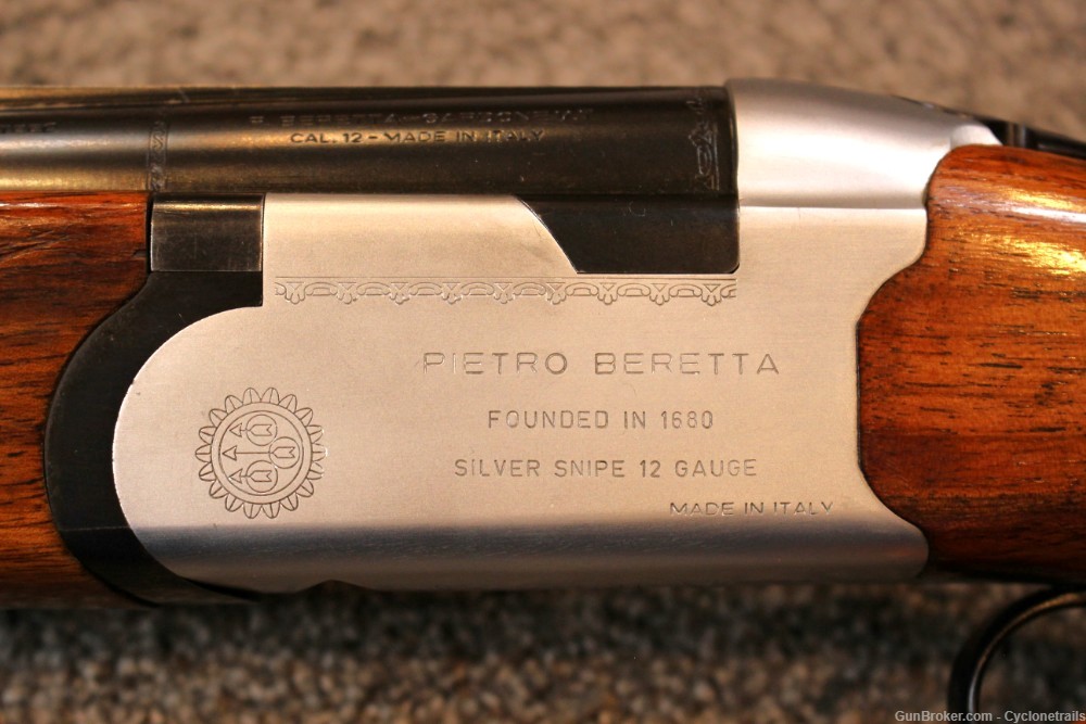 Vintage 1963 Beretta Silver Snipe Italian 30” 12g O/U VERY NICE C&R-img-9